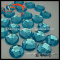 shengyu gems precious blue round glass gems GLRD0016-8mlightblue
